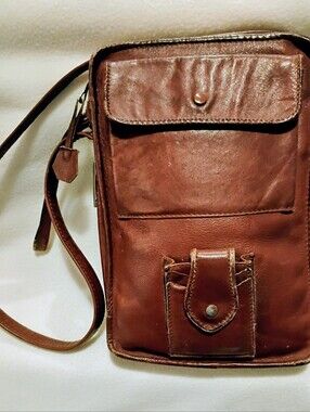 Fairfax Leather Hippie Satchel 70s Boho Good Goods